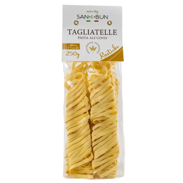 Makaron jajeczny rustykalny Tagliatelle w foliowym opakowaniu