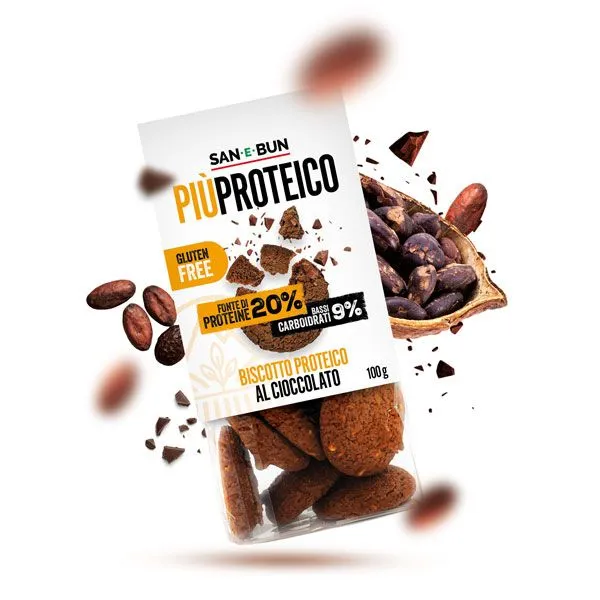 Bezglutenowe ciasteczka proteinowe czekoladowe