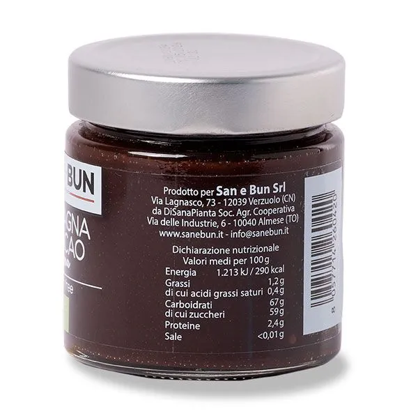 Krem kasztanowo-kakaowy w szklanym słoiku