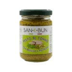 Pesto z tuńczykiem, bazylią i pistacjami