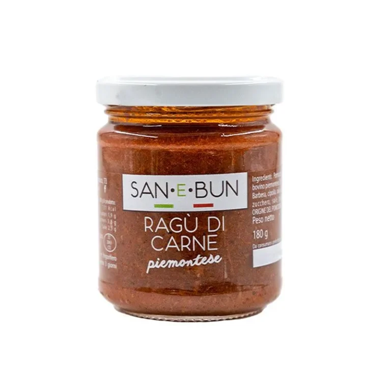 Ragù piemontese z mięsa wołowego