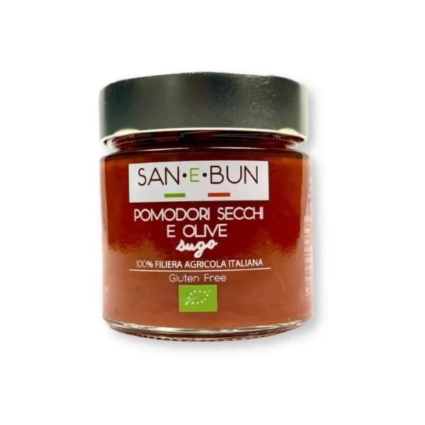 Sos z suszonych pomidorów i oliwek BIO