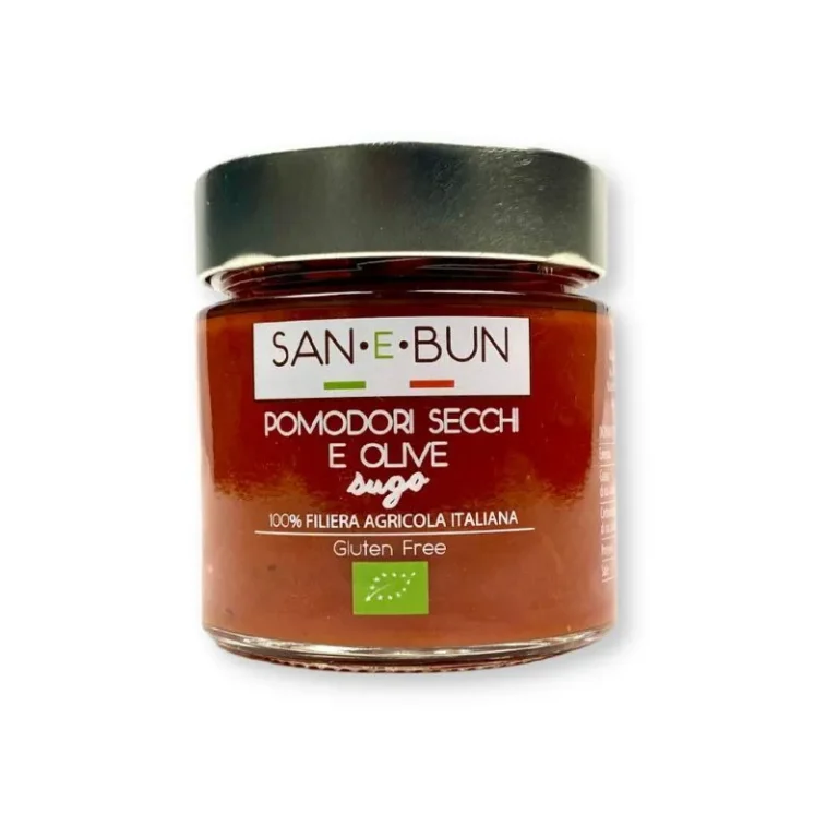 Sos z suszonych pomidorów i oliwek BIO